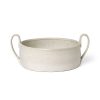 Ferm Living Saladiers, Coupes Et Bols | Coupe Flow Ceramique Blanc / O 25 Cm - Ferm Living