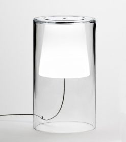 Vibia Lampes De Table | Lampe De Table Join Large Verre Blanc Transparent / H 34 Cm - Vibia