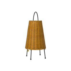 Ferm Living Luminaires D'Exterieur | Lampe Sans Fil Rechargeable Porti Braided Fibre Vegetale / Rotin / O 25 X H 50 Cm - Ferm Living