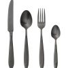 Bloomingville Couverts | Set De Couverts Metal Noir / 4 Pieces - Acier - Bloomingville