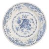 Bitossi Home Plateaux Et Plats De Service | Assiette De Presentation Rose Ceramique Bleu Blanc / Ronde - O 30,9 Cm - Bitossi Home