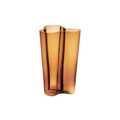 Iittala Vases | Vase Aalto Verre Orange / 17 X 17 X H 25 Cm - Alvar Aalto, 1936 - Iittala