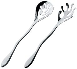 Alessi Couverts | Couverts A Salade Mediterraneo Metal - Alessi