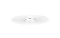 Hartu00f4 Suspensions | Suspension Carmen Small Tissu Blanc / Led - O 50 Cm - Harto