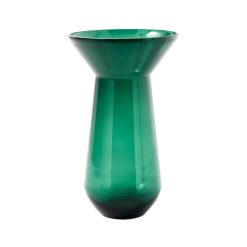 Pols Potten Vases | Vase Long Neck Verre Vert / O 27,5 X H 45 Cm - Pols Potten