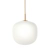 Muuto Suspensions | Suspension Rime Verre Blanc / O 37 - Souffle Bouche - Muuto