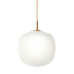 Muuto Suspensions | Suspension Rime Verre Blanc / O 37 - Souffle Bouche - Muuto