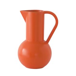 raawii Carafes Et Decanteurs | Carafe Strom Large Ceramique Orange / 3 L - H 28 Cm / Fait Main - Raawii