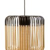 Forestier Suspensions | Suspension D'Exterieur Bamboo Light M Outdoor Bois / H 40 X O 45 Cm - Forestier