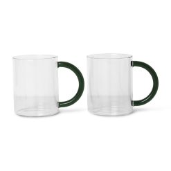 Ferm Living Tasses Et Mugs | Mug Still Verre Transparent / Set De 2 - Verre Souffle Bouche - Ferm Living